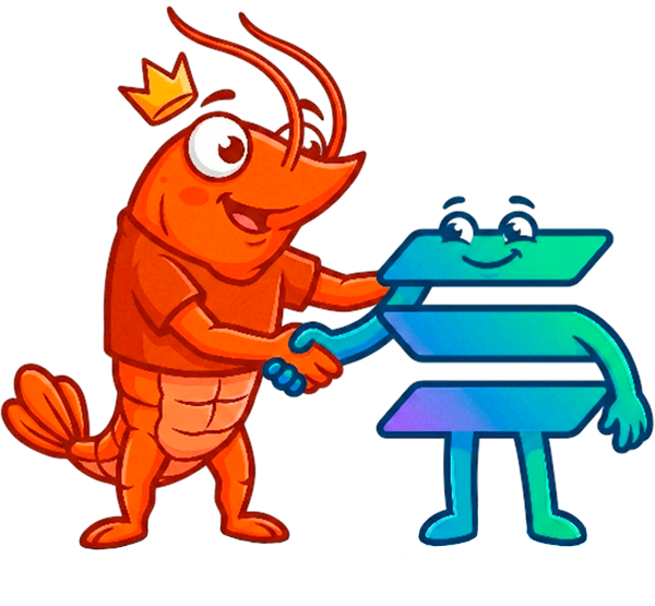 Decorative Shrimp Left